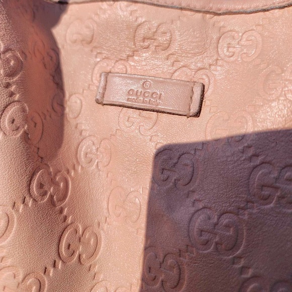 ๐ฏ Authentic Gucci Pink Guccissima Tote Bag - Picture 11 of 16